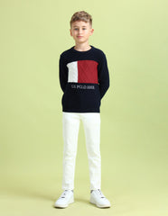 U.S.POLO KIDS BOYS PULLOVER UKSWE0096