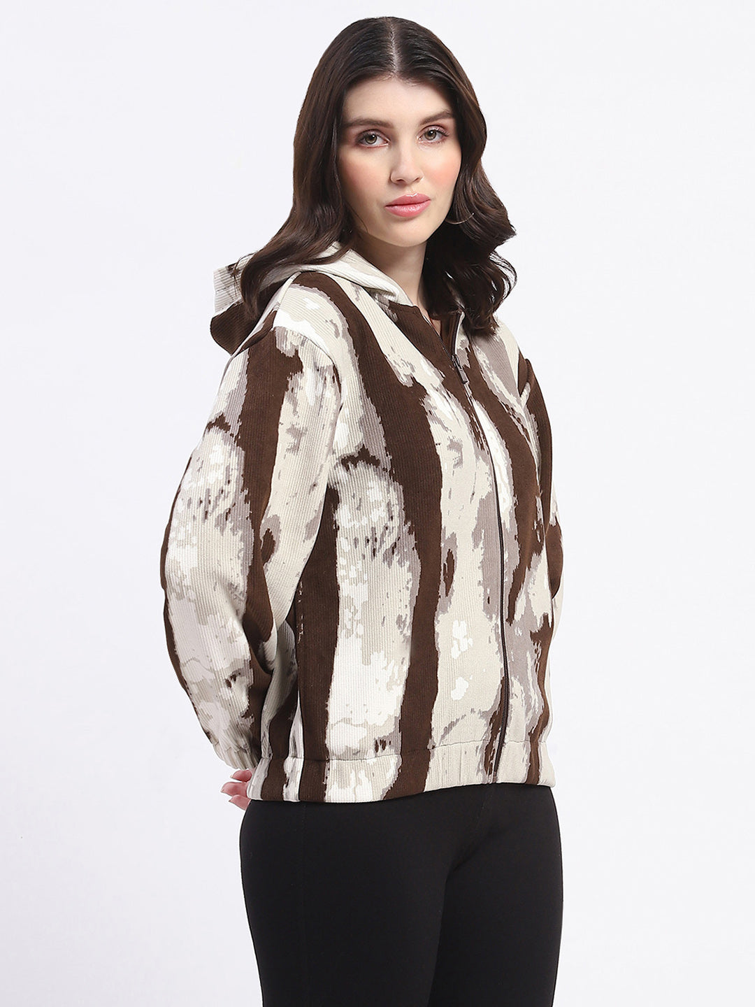 Madame Ladies Western Sweat Shirt M4W22801 004 Brown