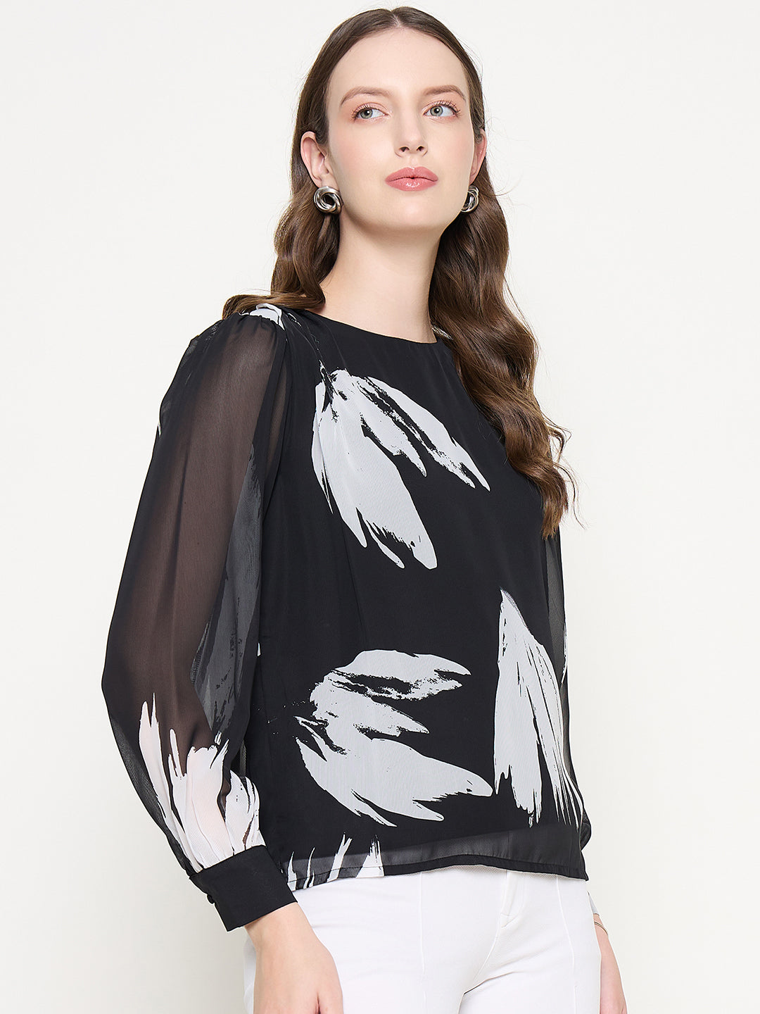 Madame Ladies Western Top F/S M4W18629 002 Black