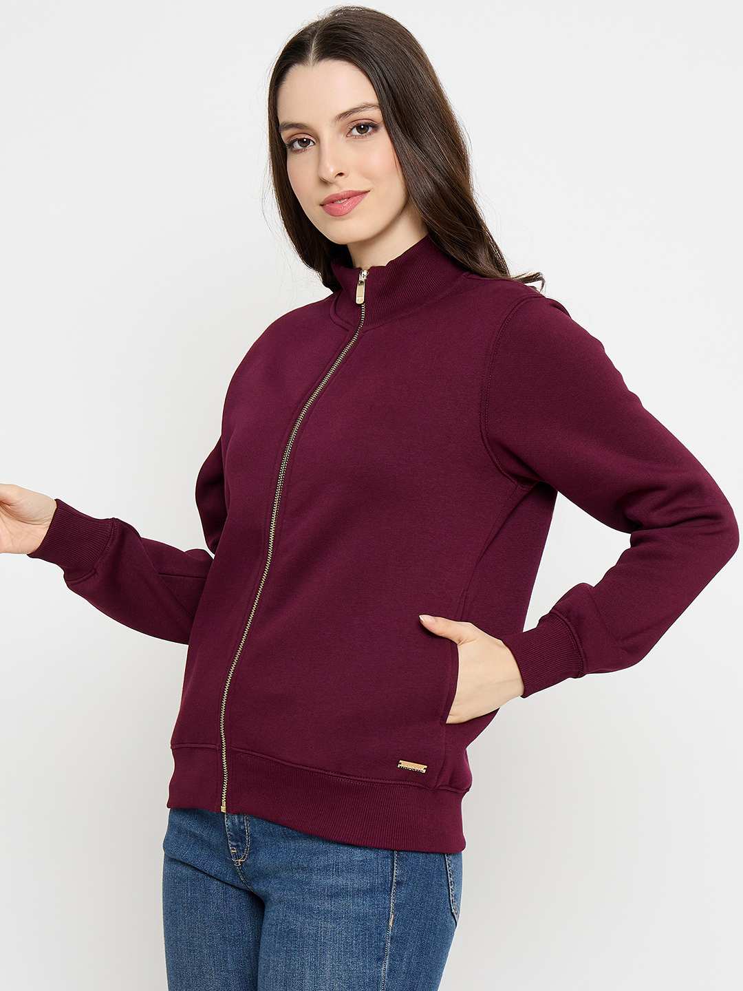 Madame Ladies Western Sweat Shirt M5W22001 127 Plum