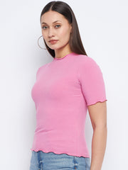 Madame Ladies Western T-Shirt H/S M4S11003 031 Pink