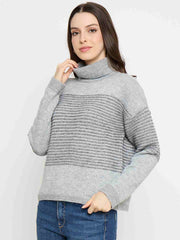 Madame Ladies Western Woolen Top M5W17161 095 Grey