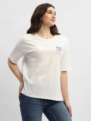 Madame Ladies Western T-Shirt H/S M4S11236 040 White