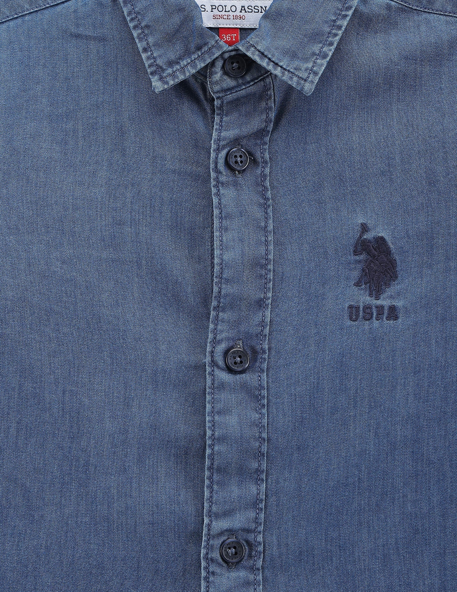 U.S.POLO KIDS BOYS SHIRT F/S UKSHT0669