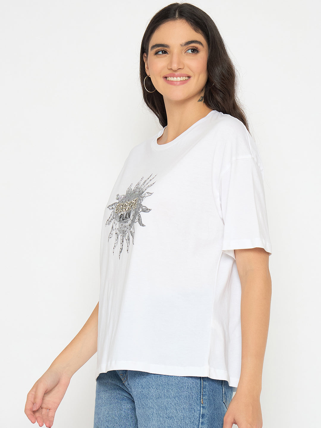 Madame Ladies Western Top F/S M5S11224 040 White