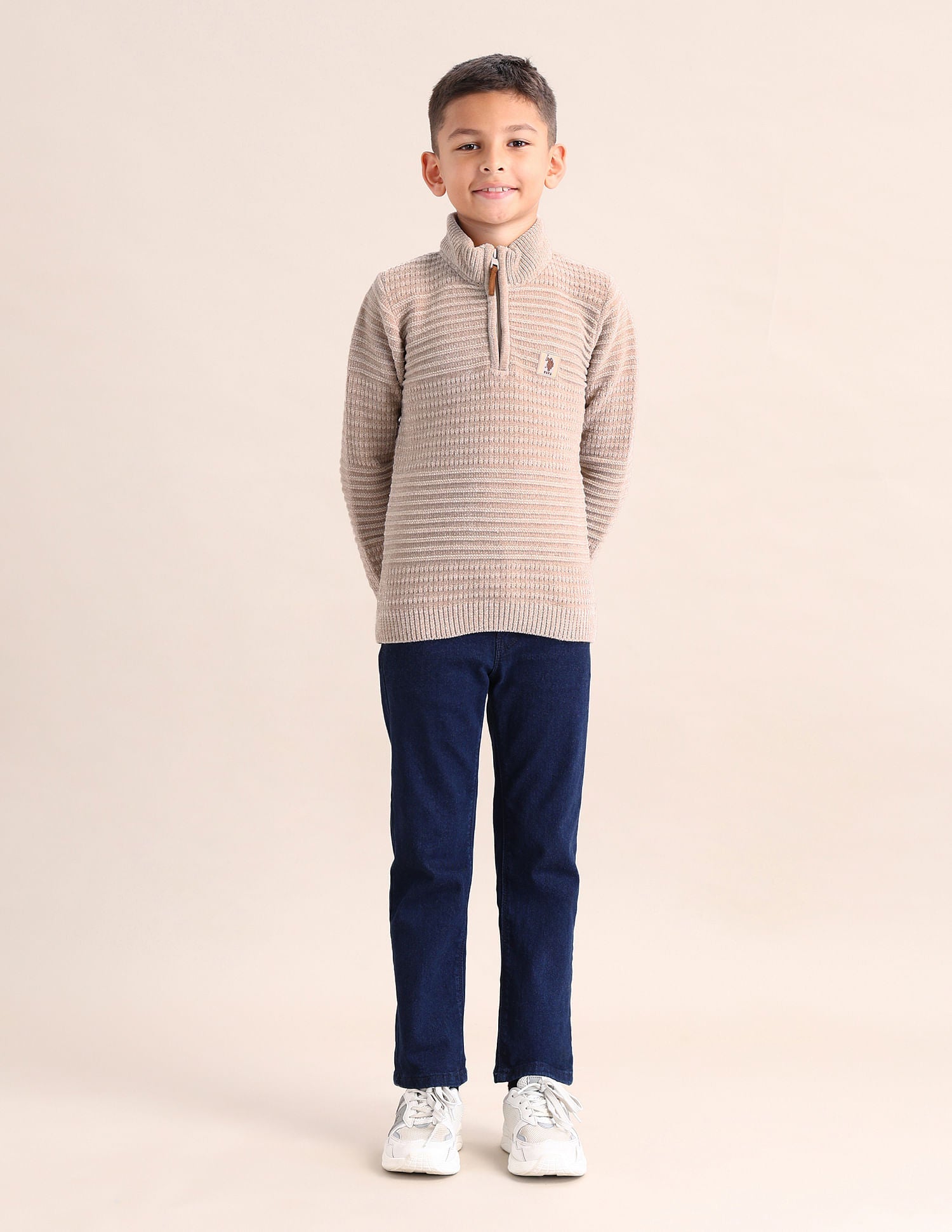 U.S.POLO KIDS BOYS PULLOVER UKSWE0099