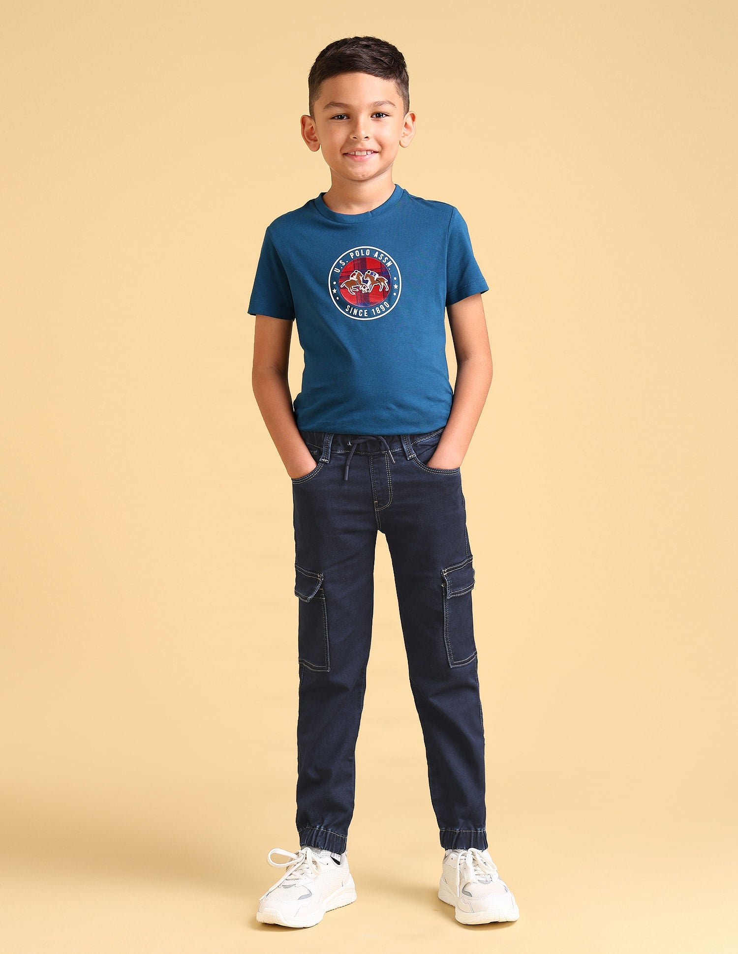 U.S.POLO KIDS BOYS JEANS UKJEN0538
