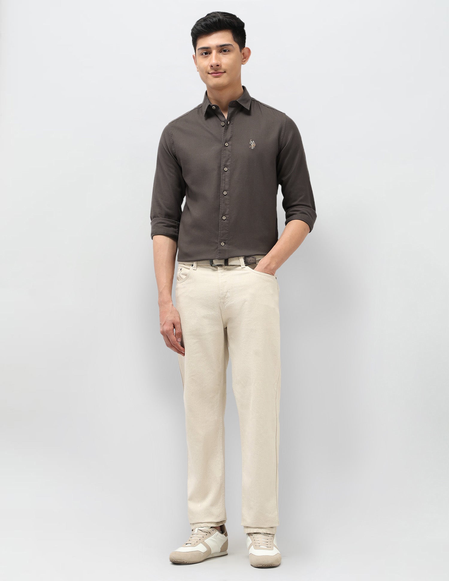 U.S.Polo Mens Casual Shirt F/S Udsht1831 Udsht1831