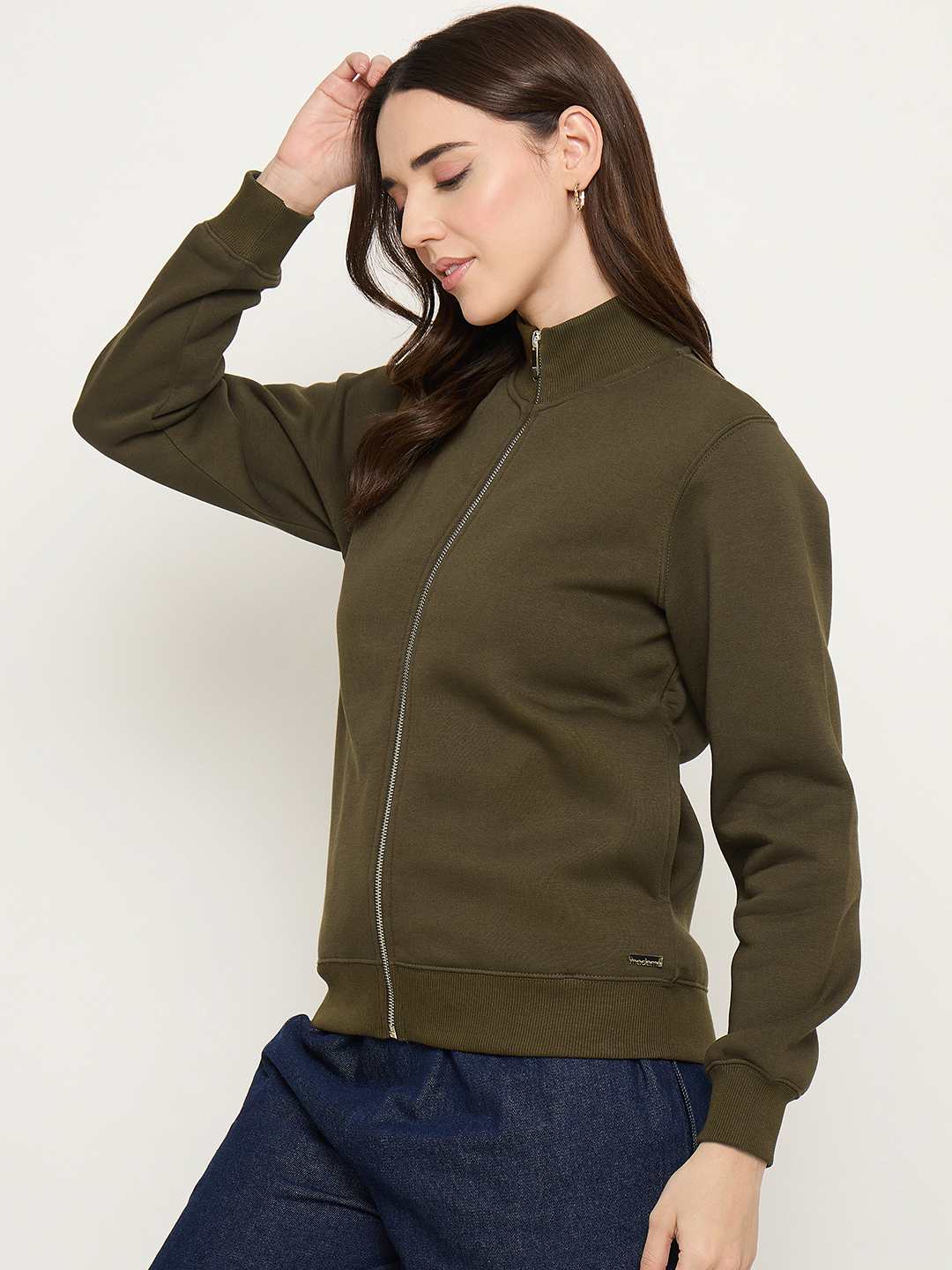 Madame Ladies Western Sweat Shirt M5W22001 29 Olive