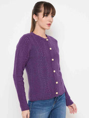 Madame Ladies Western Cardigan M4W70030 127 Plum