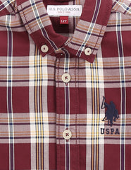 U.S.POLO KIDS BOYS SHIRT F/S UKSHT1010