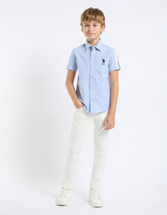 U.S.POLO KIDS BOYS SHIRT H/S UKSHT1381