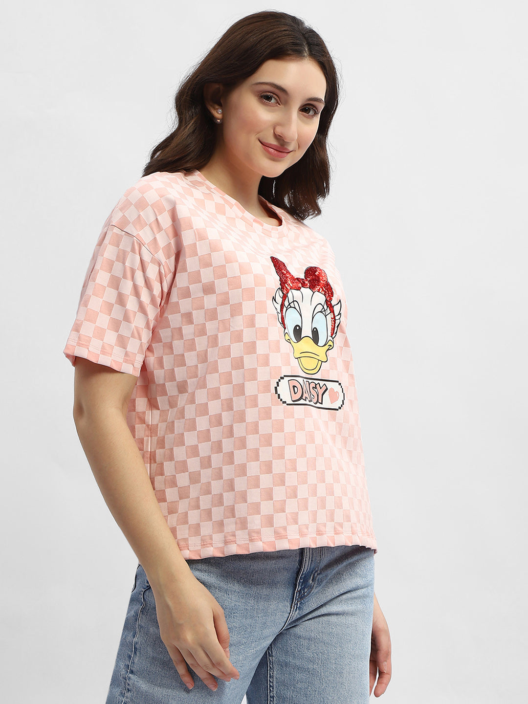 Madame Ladies Western Top H/S M4Slc11301 031 Pink