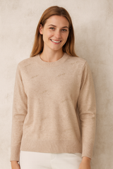 Lyte Club Ladies Western Top F/S O9748-2163 Fawn