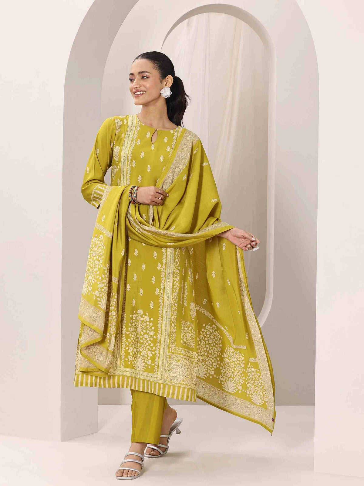 Libas Ladies Western Kurti 3Pcs Set