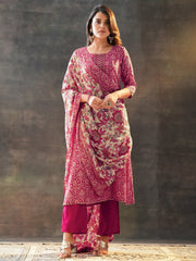 LIBAS LADIES WESTERN KURTI 3PCS SET 400741 PINK
