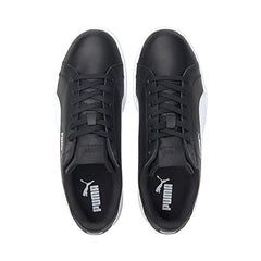 Puma Unisex-Adult, Smash L, Black-White, Sneaker, 3.5UK, (35672214)