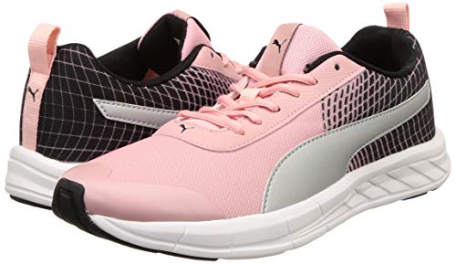 Puma Women Supernal WNS NU 2 IDP Bridal Rose-Silver Running Shoes-4 UK (37 EU) (5 US) (19186205)