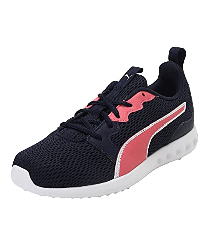 Puma unisex-adult Concave Pro X Peacoat / Sun Kissed Coral Running Shoe - 4 UK (19336912)