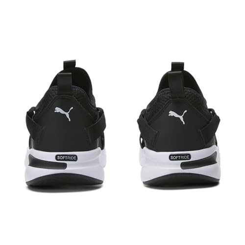 Puma Mens Softride Rift Slip-On Bold Black-White Walking Shoe - 8 UK (19451401)