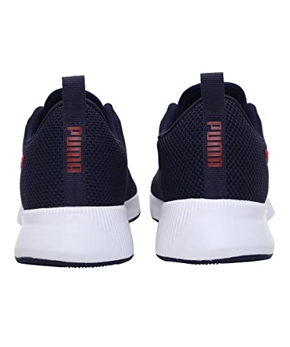 Puma unisex adult Robust Peacoat-Red Dahlia running shoe, size 11 kids UK, athletic footwear with sporty design.