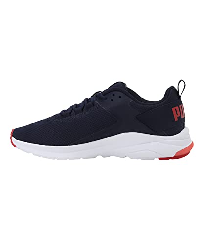 Puma Unisex-Adult Electron E Peacoat-High Risk Red Sneaker - 10 UK (38043503)