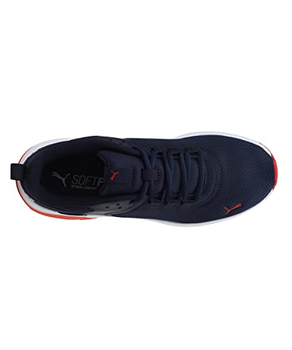 Puma Unisex-Adult Electron E Peacoat-High Risk Red Sneaker - 10 UK (38043503)