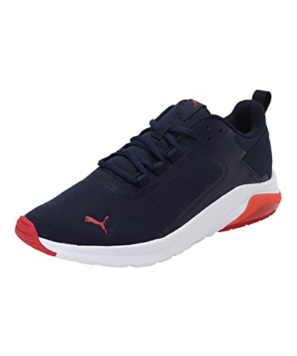 Puma Unisex-Adult Electron E Peacoat-High Risk Red Sneaker - 10 UK (38043503)