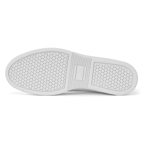 Puma Unisex-Adult Court Star SL White-White-Team Gold Sneaker - 10 UK (38467604)