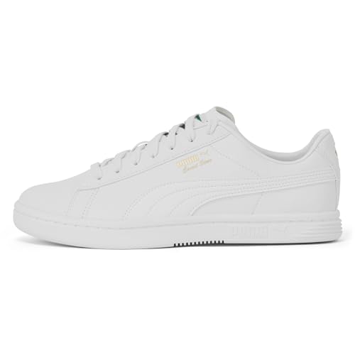 Puma Unisex-Adult Court Star SL White-White-Team Gold Sneaker - 10 UK (38467604)