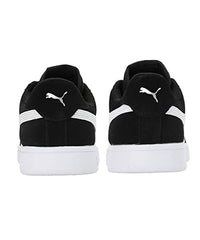 Puma Unisex-Adult Smash V2 Wide Black-White-White Sneaker - 6 UK (38643601)