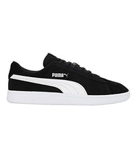 Puma Unisex-Adult Smash V2 Wide Black-White-White Sneaker - 6 UK (38643601)