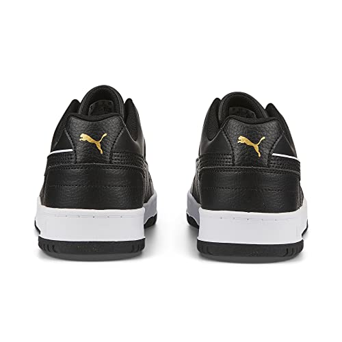 Puma Unisex-Adult RBD Game Low Black-White-Team Gold Sneaker - 10UK (38637307)