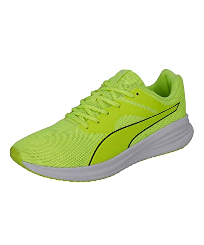 Puma Unisex-Adult Transport Lime Squeeze-Black Walking Shoe - 10 UK (37702810)