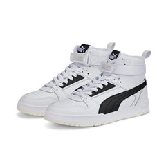 Puma Unisex-Adult RBD Game White-Black-Team Gold Sneaker - 8 UK (38583901)