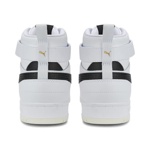 Puma Unisex-Adult RBD Game White-Black-Team Gold Sneaker - 8 UK (38583901)