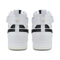Puma Unisex-Adult RBD Game White-Black-Team Gold Sneaker - 8 UK (38583901)
