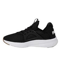 Puma Unisex-Adult Softride Enzo Evo Knit Puma Black-Castlerock-High Risk Red Walking Shoe-7 UK (37695401)