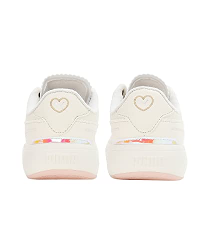 Puma Womens Tori Pixie Pristine-Light Sand-Island Pink Sneaker - 4UK (38761103)