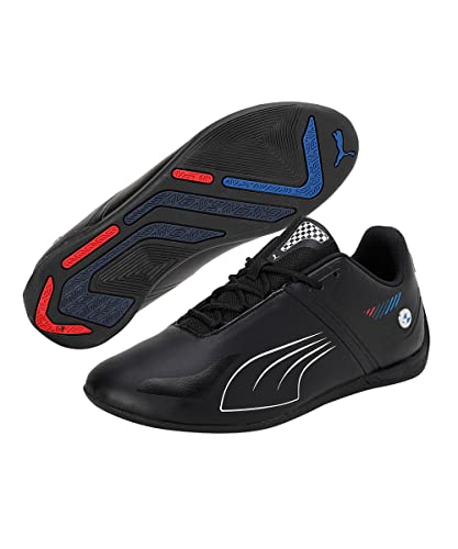 PUMA Unisex-Adult BMW MMS A3ROCAT White-Black Sneaker - 9 UK (30730502)
