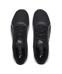 Puma Unisex-Adult Grandeur Black-White Running Shoe - 7 UK (37727401)