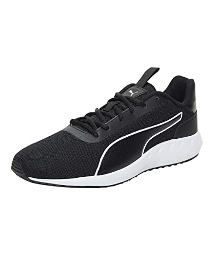 Puma Unisex-Adult Grandeur Black-White Running Shoe - 7 UK (37727401)