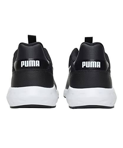Puma Unisex-Adult Grandeur Black-White Running Shoe - 7 UK (37727401)