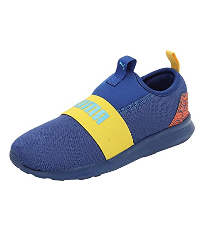 Puma Unisex-Kid Charlie Junior V2 Limoges-Dandelion-Blue Atoll Sneaker - 6UK (38882002)