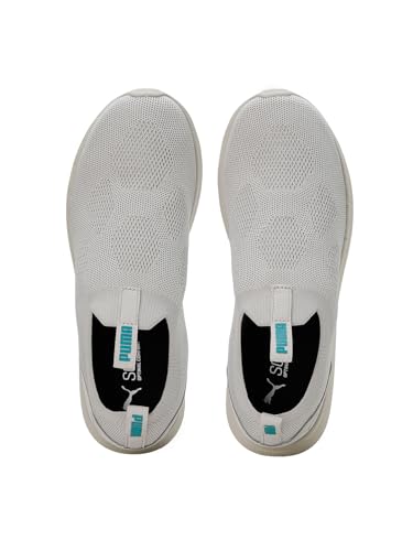 Puma Mens Dynamite Slip-on Gray Violet-Deep Aqua Sneaker - 10 UK (38870403)