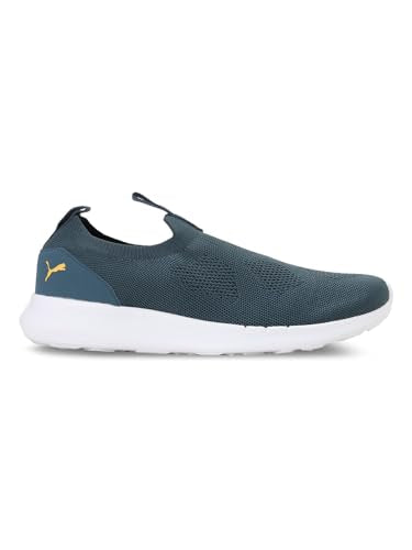 Puma Mens Dynamite Slip-on Evening Sky-Tangerine Sneaker - 8 UK (38870402)