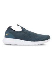 Puma Mens Dynamite Slip-on Evening Sky-Tangerine Sneaker - 8 UK (38870402)