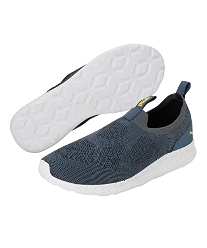 Puma Mens Dynamite Slip-on Evening Sky-Tangerine Sneaker - 8 UK (38870402)
