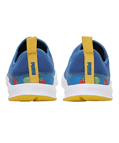 Puma Unisex-Kid Yaris Junior V1 Victoria Blue-White-Dandelion Sneaker - 6UK (38869401)