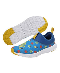 Puma Unisex-Kid Yaris Junior V1 Victoria Blue-White-Dandelion Sneaker - 6UK (38869401)